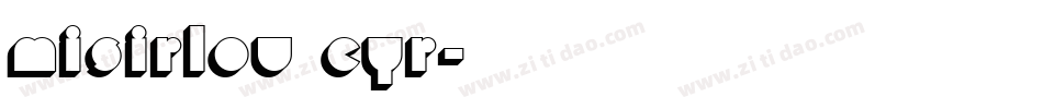 Misirlou Cyr字体转换